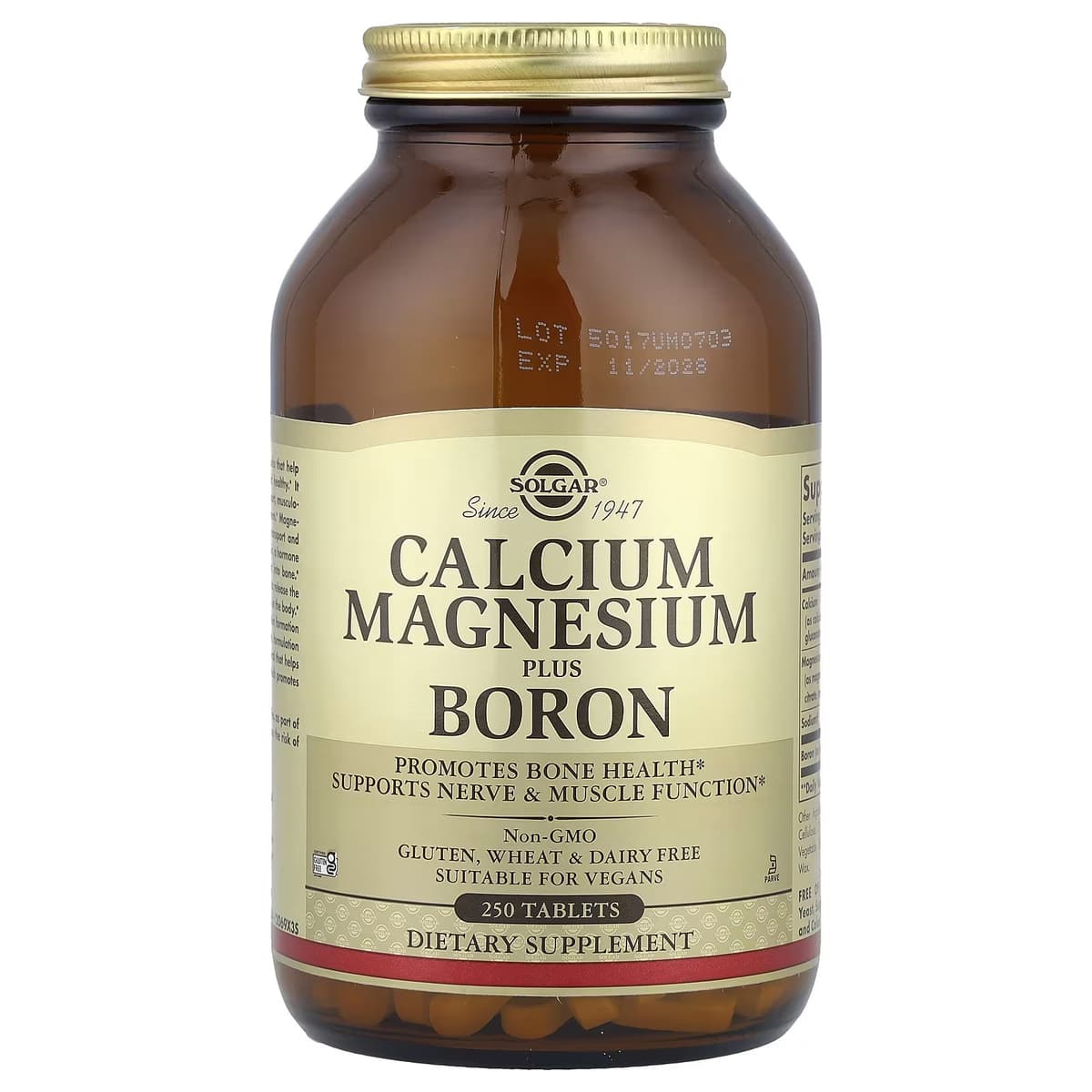 Solgar - Calcium Magnesium Plus Zinc - 250 Tabs