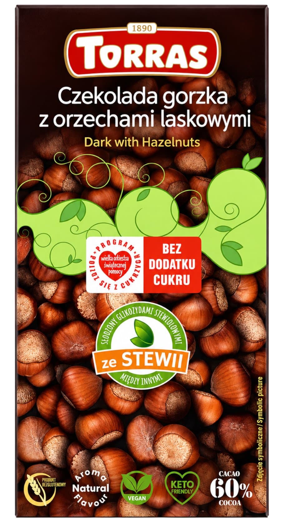 Torras - Dark Chocolate with Hazelnuts - 125g