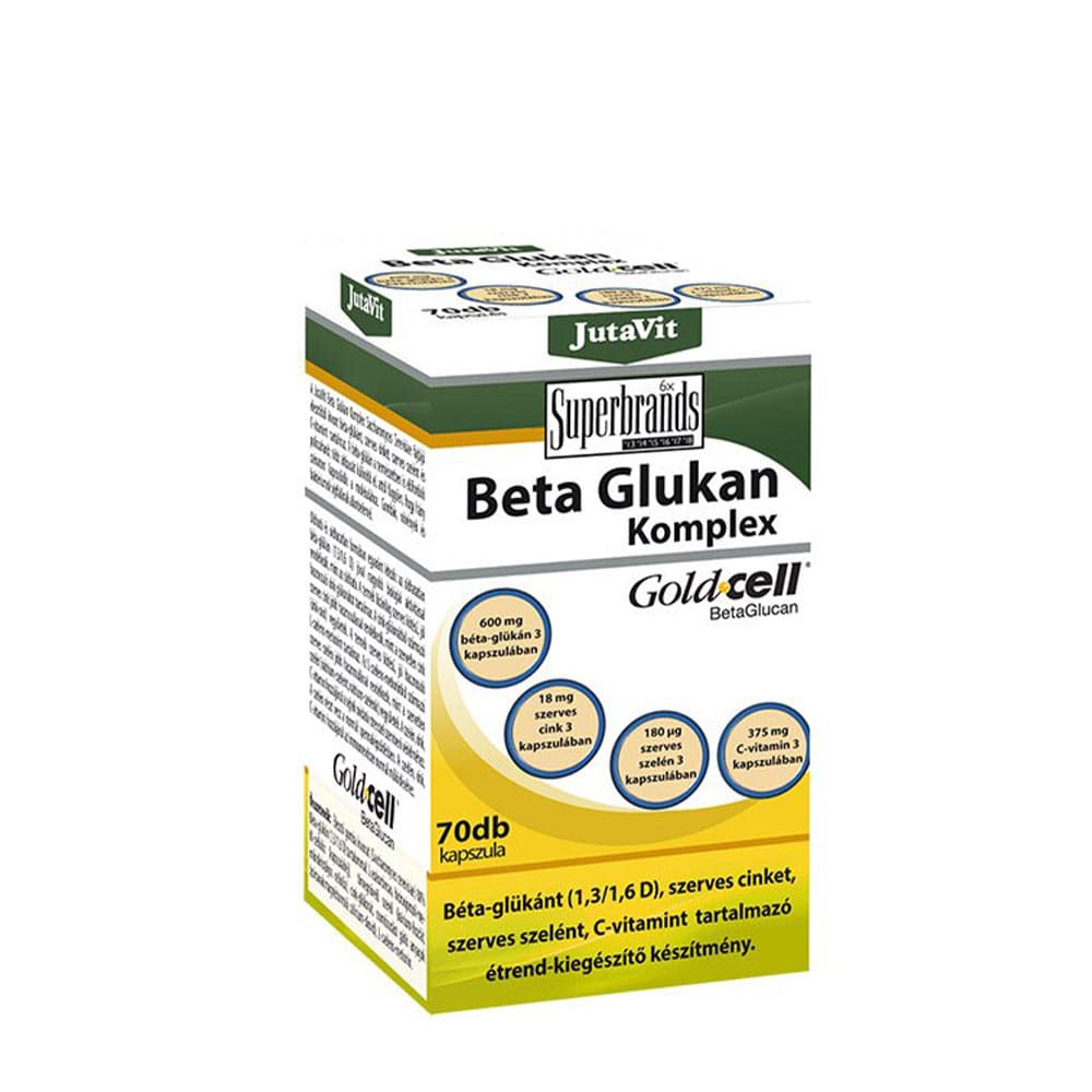 Jutavit - Beta-Glucan Complex - 70 Caps – Jutavit förpackning
