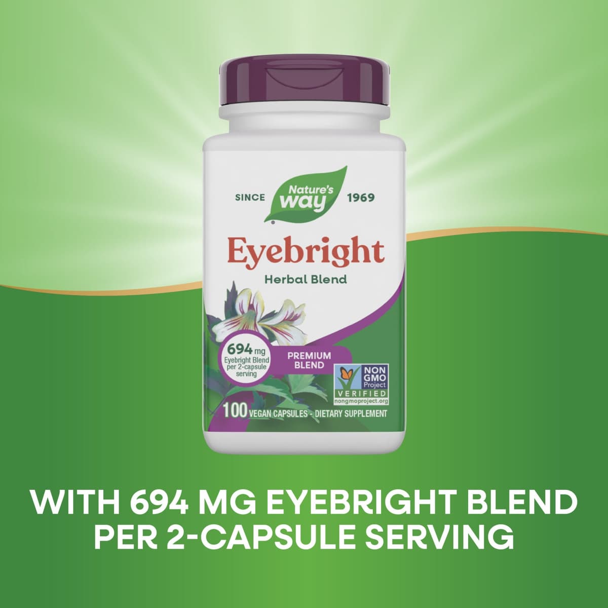 Nature's Way - Eyebright Premium Blend - 100 Caps