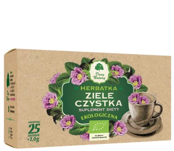 Dary Natury - Organic Cleavers Herb Tea - 25 Sachets