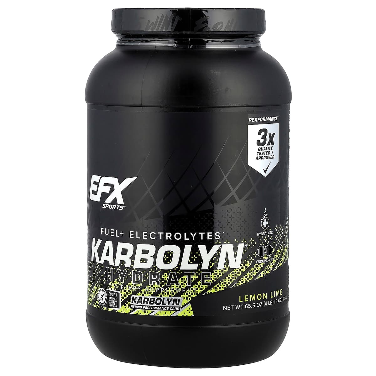 EFX Sports - Hiilihydraattipitoinen juoma, Sitruuna Lime - 1856g