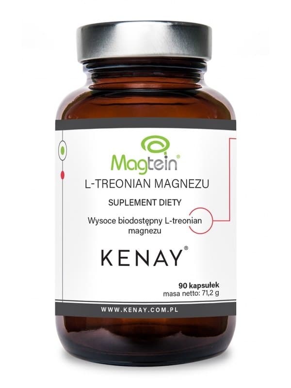 Kenay - Magtein L-Threonate Magnesium - 90 Caps – Kenay förpackning