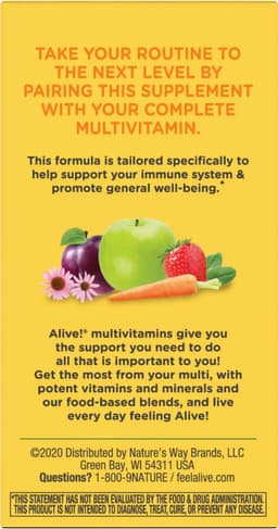 Nature's Way - Alive! Everyday Immune Health - 30 Sgels