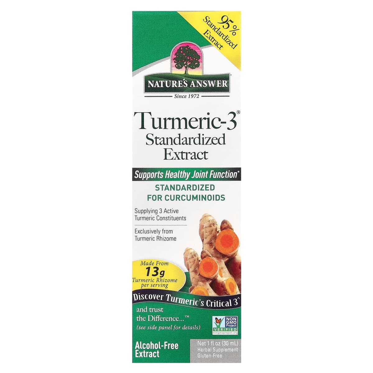 Nature's Answer - Turmeric-3 Standardized Extract - 30ml