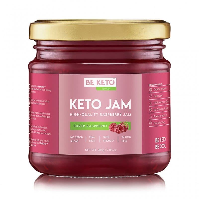 BeKeto - Keto Jam - 200g – BeKeto förpackning
