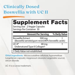 Doctor'S Best - Boswellia With Uc-II - 60 Vcaps