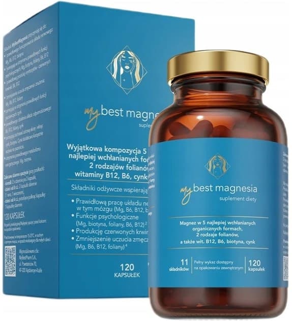 MyBestPharm - Best Magnesia - 120 Caps – MyBestPharm förpackning