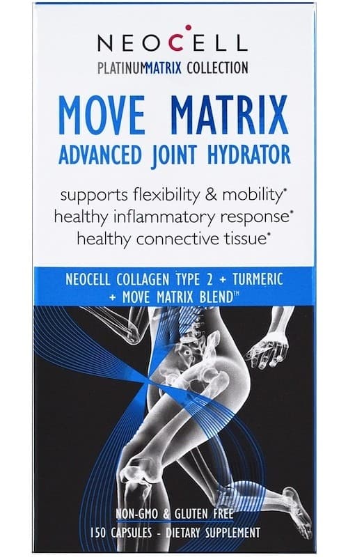 Neocell - Move Matrix - Advanced Joint Hydrator - 150 Caps – Neocell förpackning