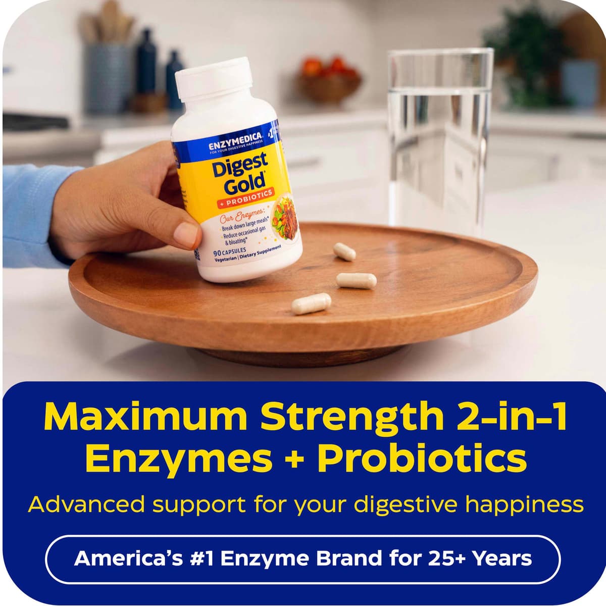 Enzymedica Digest Gold® + Probiotics - 90 Kapsler