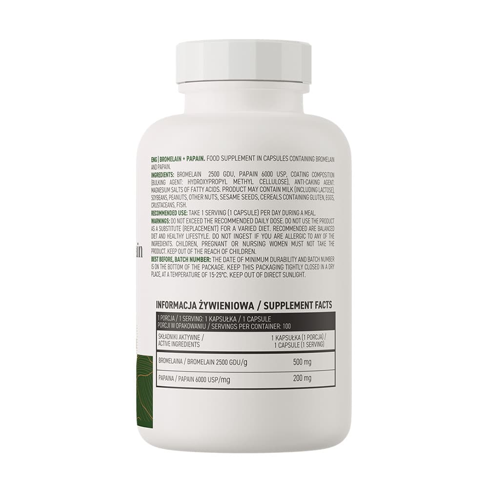 OstroVit - Bromelain + Papain - 100 Caps