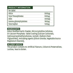 Natures Aid - Concentrated Garlic - 90 Tabs
