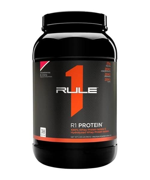 Rule One - Protein, Strawberries & Cream - 1110g – Rule One förpackning