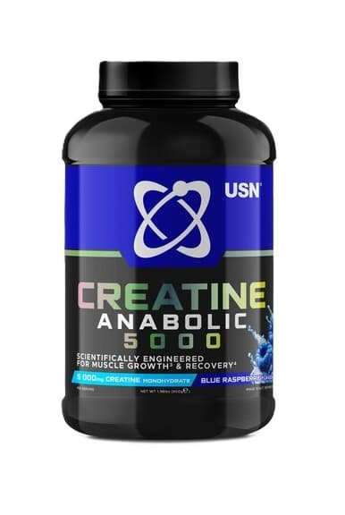 USN - Creatine Anabolic 5000, Blue Raspberry - 900g – Usn förpackning