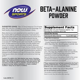 NOW Foods - Beta-Alanine Powder 500g