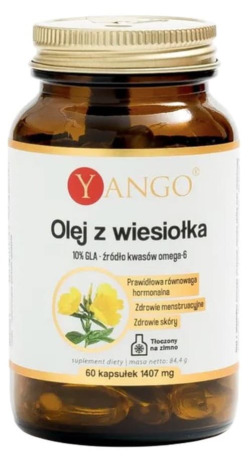 Yango - Evening Primrose Oil - 60 Caps – Yango förpackning