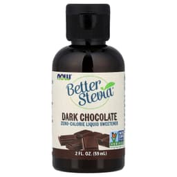 NOW Foods - Better Stevia Liquid, Dark Chocolate - 59ml