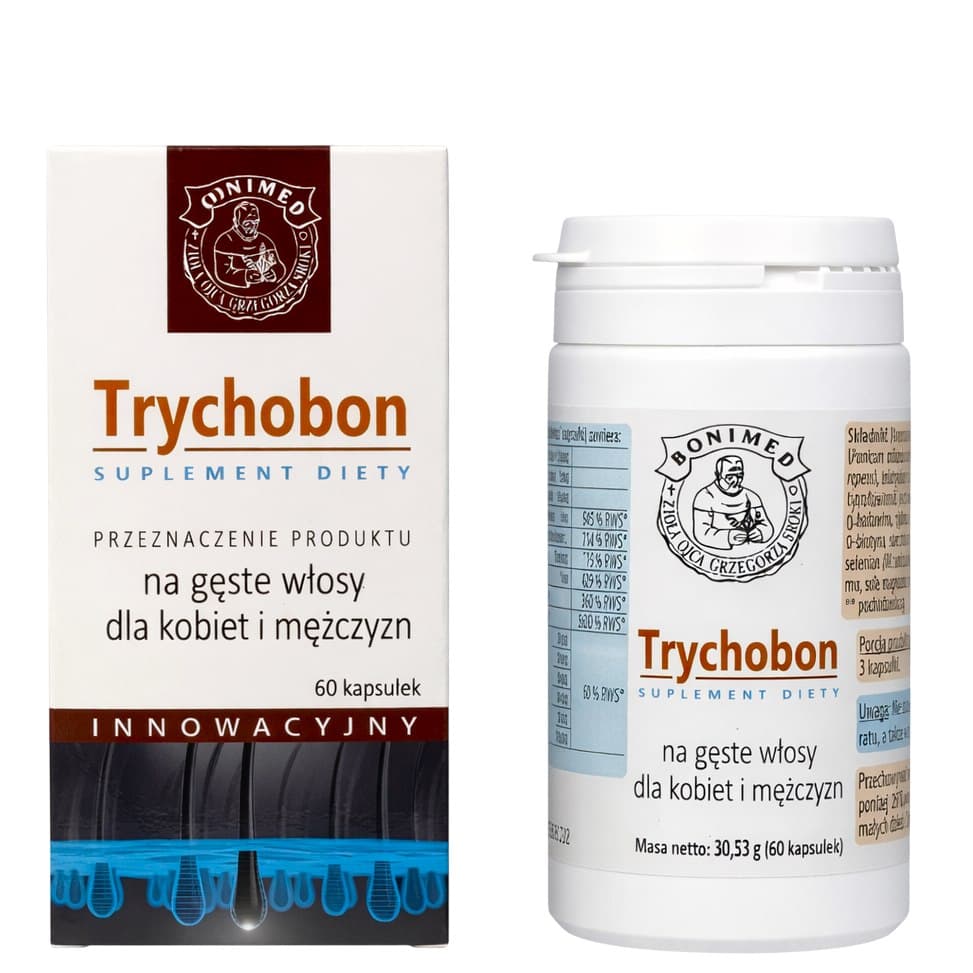 Bonimed - Trychobon - 60 Caps – Bonimed förpackning