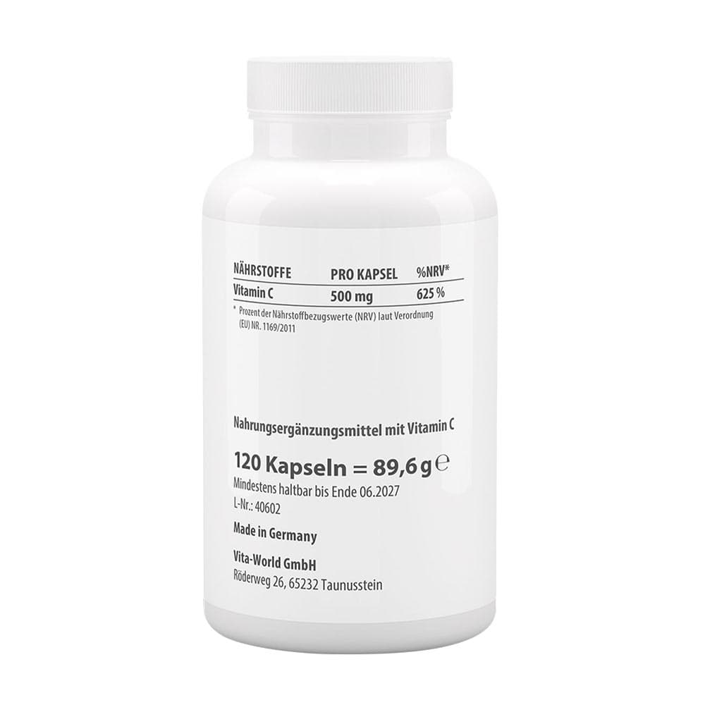 Vitaworld - Vitamin C 500 Depot - 120 Caps