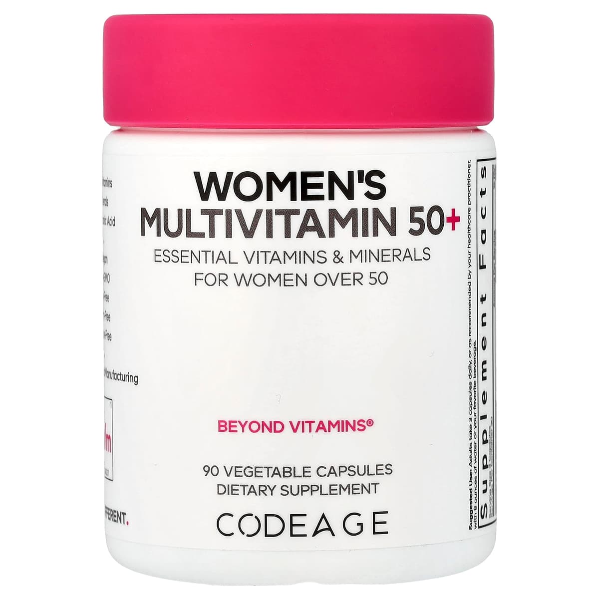 Codeage - Women'S Multivitamin 50+ - 90 Vegetable Caps