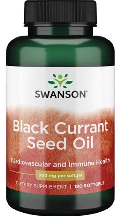 Swanson - Black Currant Seed Oil - 180 Softgels