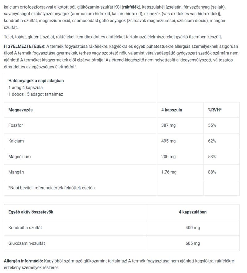 Biotechusa - Chondroitin Glucosamine - 60 Caps