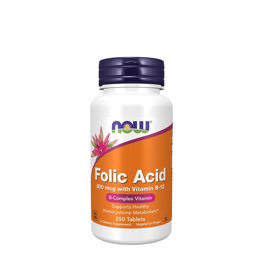 Now Foods - Vitamin B-12 With Folic Acid