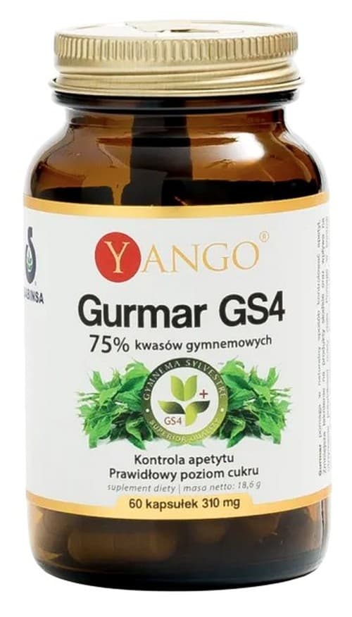 Yango - Gurmar Gs4 (75% Gymnemic Acid - 60 Caps)