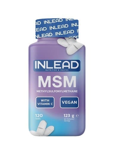Inlead - MSM + Vitamin C - Maustamaton, 120 tablettia – Inlead