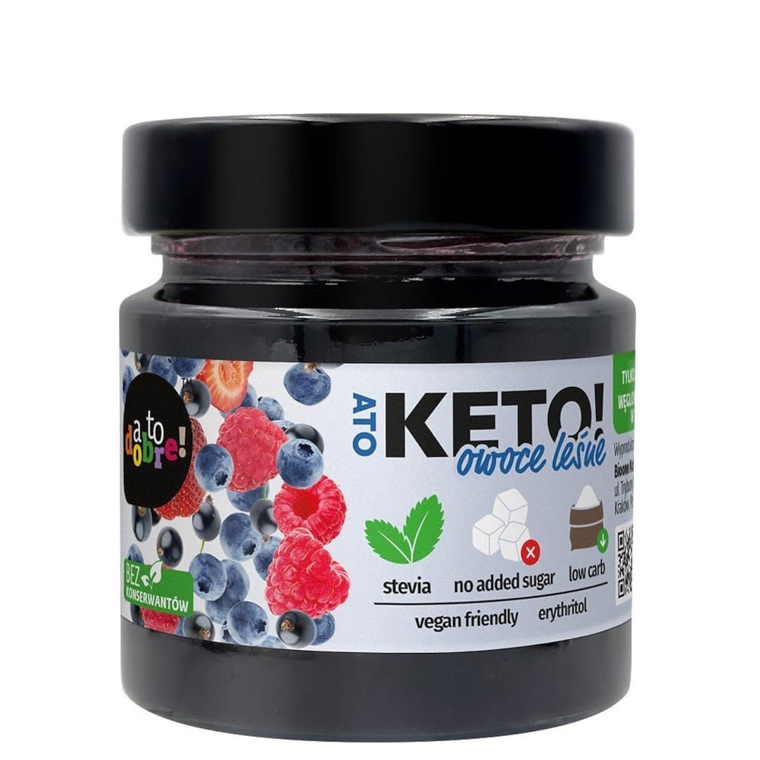 ATODOBRE! - Keto-sylt med skogsbär - 200 g – förpackning