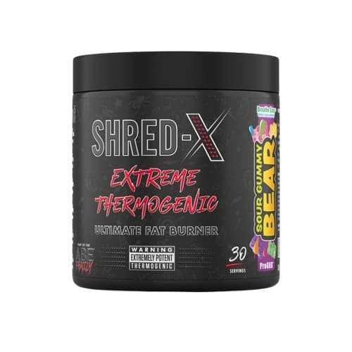 Applied Nutrition - Shred-X Powder (Sour Gummy Bear - 300g) – Applied Nutrition förpackning