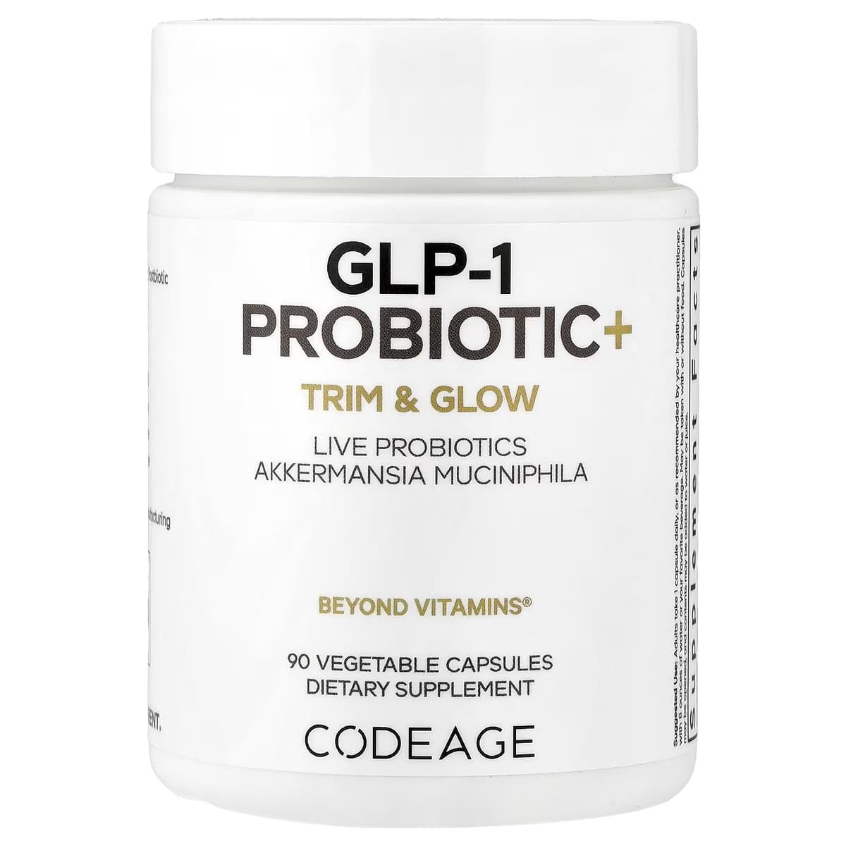 Codeage Glp-1 Probiotika+ - 90 Vcaps - 90 Vegetariske Kapsler