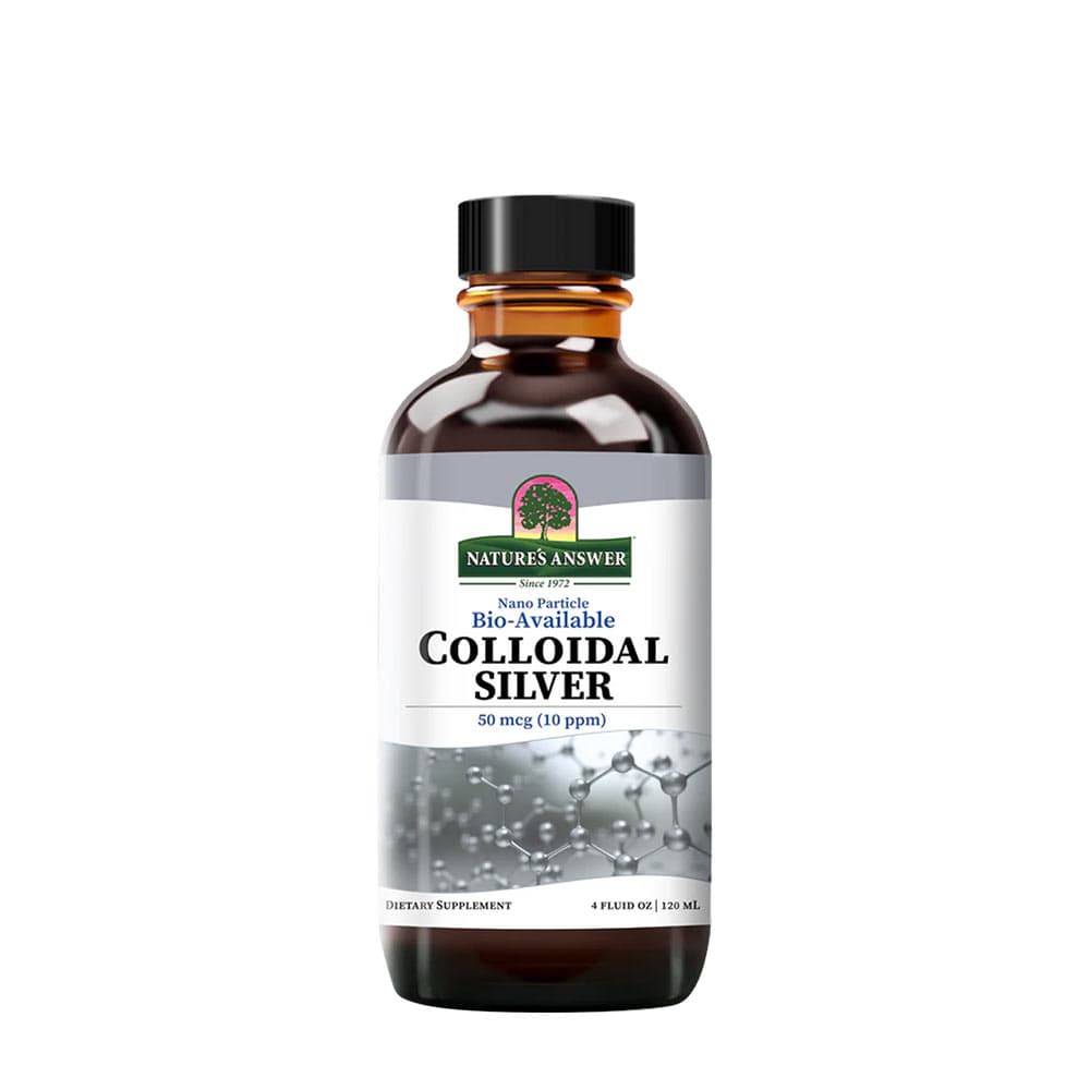 Nature's Answer - Colloidal Silver - 120ml – Nature'S Answer förpackning