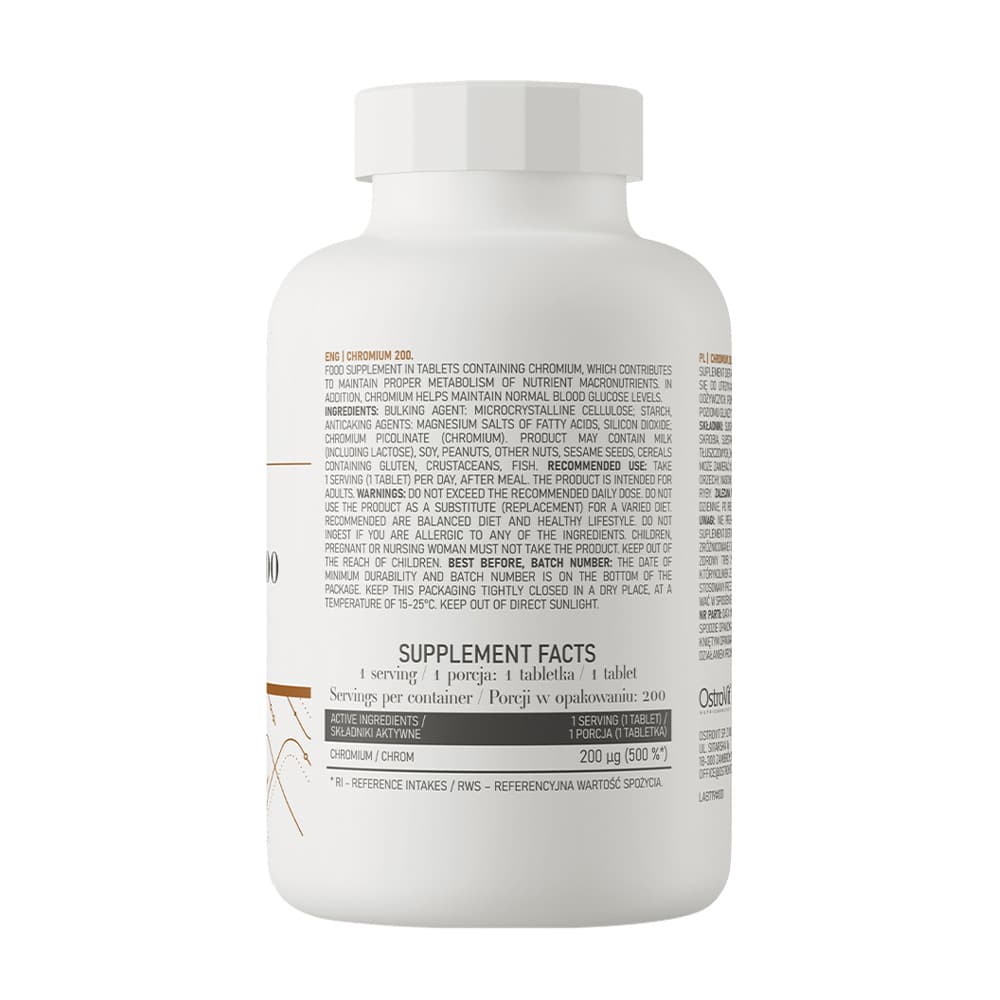 OstroVit - Chromium 200 - 200mcg