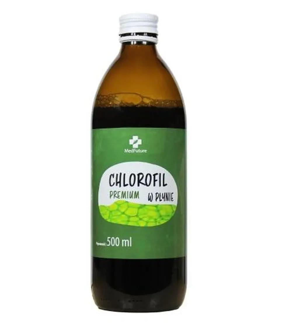 MedFuture - Chlorophyll Premium Liquid - 500 ml – MedFuture förpackning