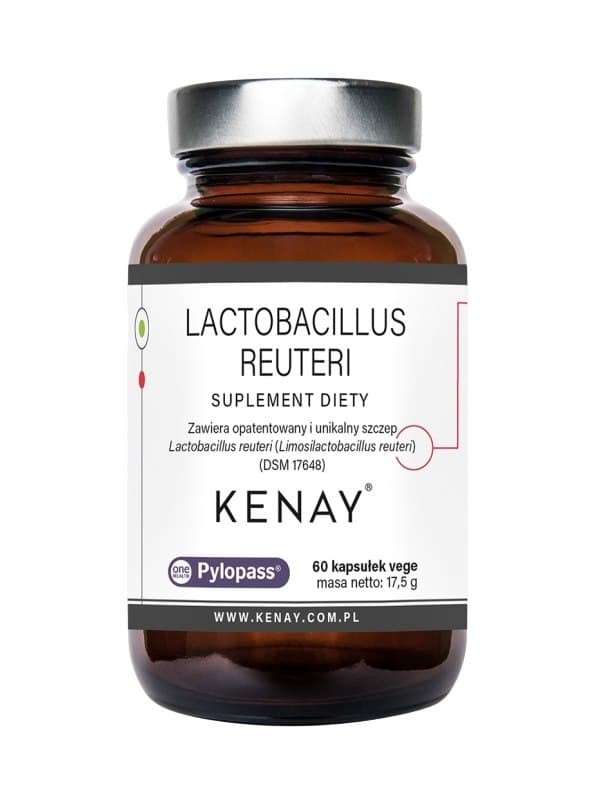 Kenay - Pylopass Lactobacillus Reuteri - 60 Caps – Kenay förpackning