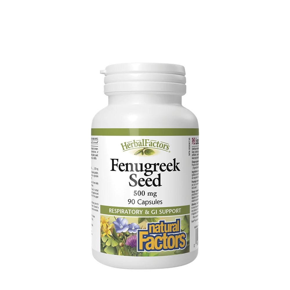 Natural Factors - Fenugreek Seed - 90 Caps