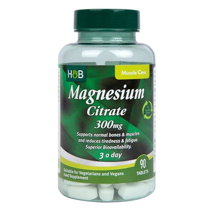 Höb - Magnesium Citrate, 300mg - 90 Tabs – Höb förpackning
