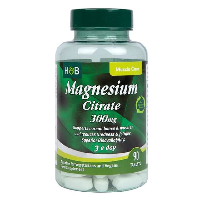Höb - Magnesium Citrate, 300mg - 90 Tabs – Höb