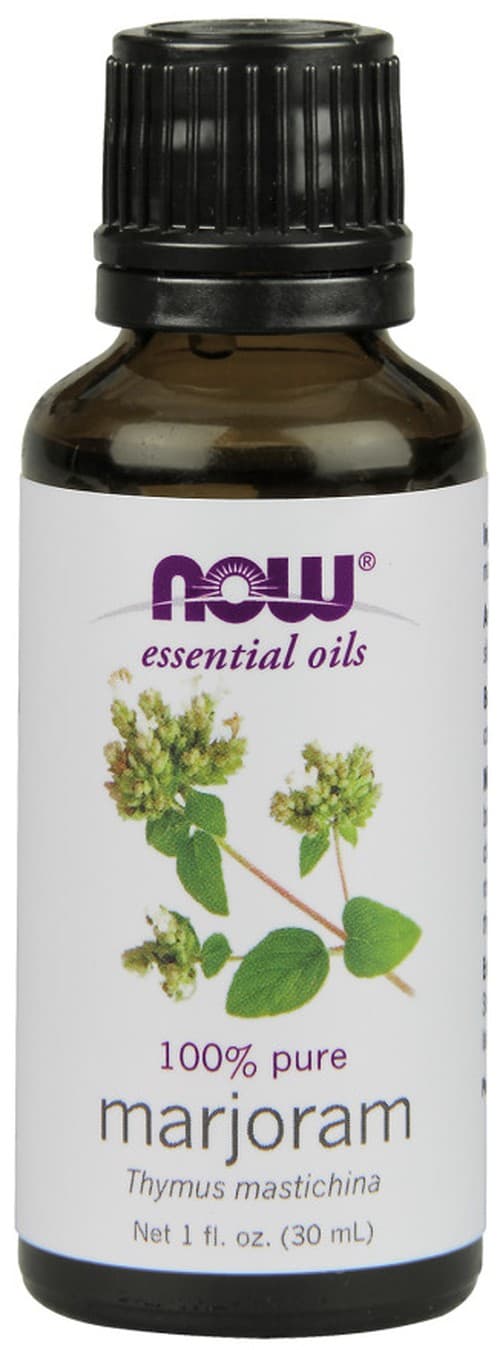 NOW Foods - Majorana Eteerinen Öljy - 30ml – NOW Foods pakkaus