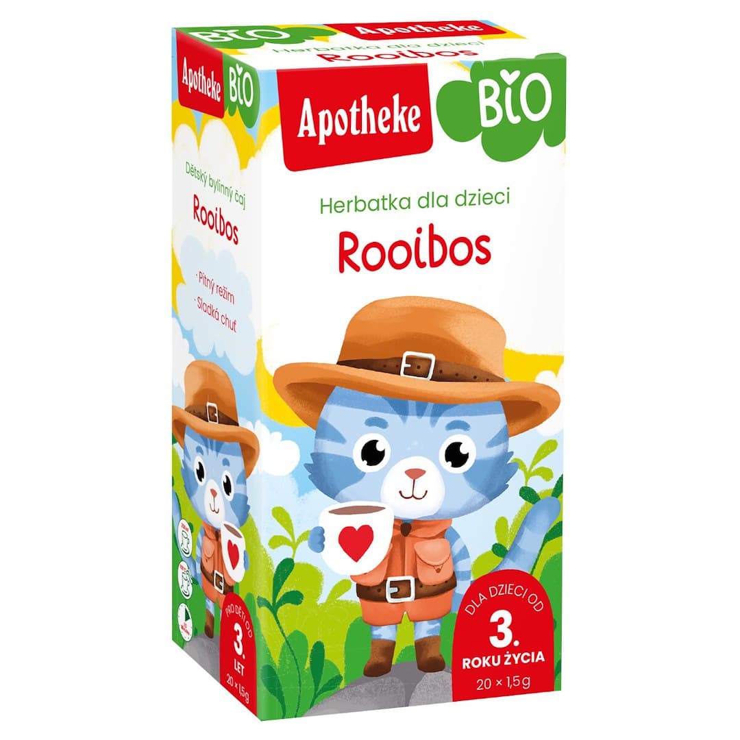 Apotheke - Children's Rooibos Tea - 20 × 1.5g (30g total) – Apotheke förpackning