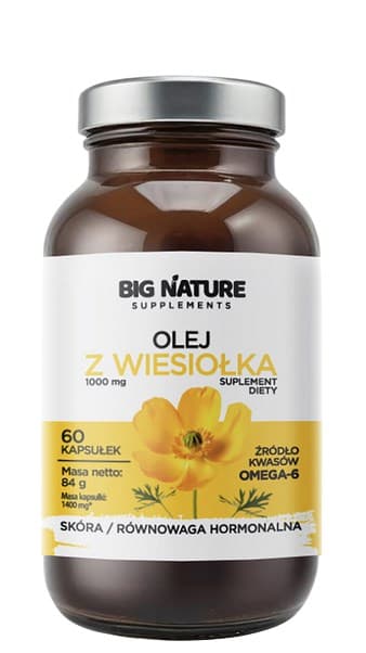 Big Nature - Evening Primrose Oil - 60 Caps – Big Nature förpackning