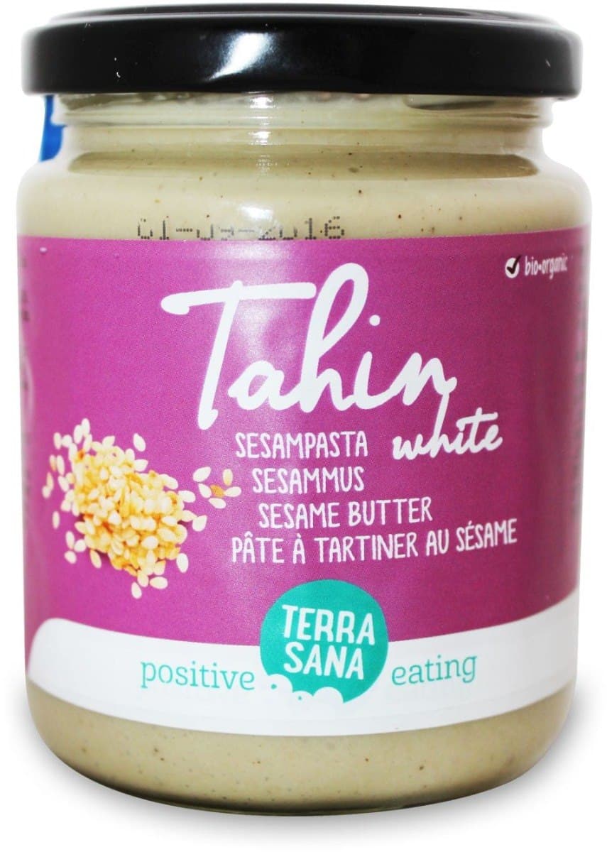 Terra Sana - Tahini - 250g – Terra Sana förpackning