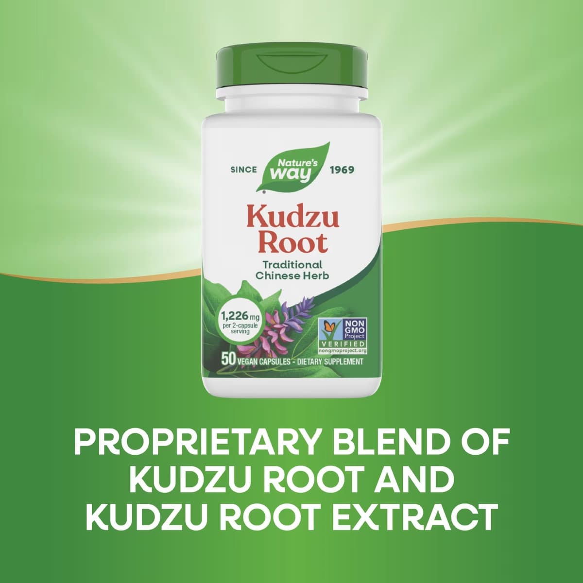 Nature's Way - Kudzu - 50 Kapsler