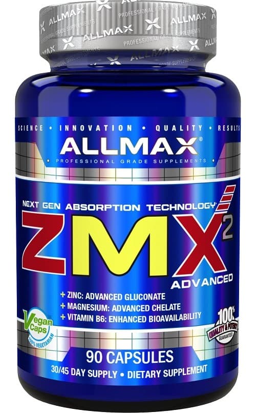 Allmax Nutrition - Zmx2 Advanced - 90 Caps – Allmax förpackning