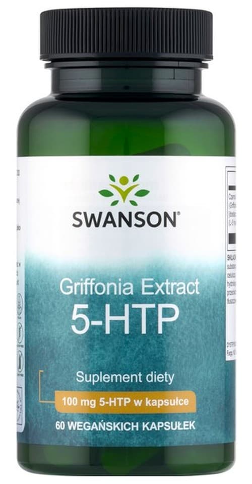 Swanson - Griffonia Extract 5-HTP - 60 Vegan Capsules – Swanson förpackning