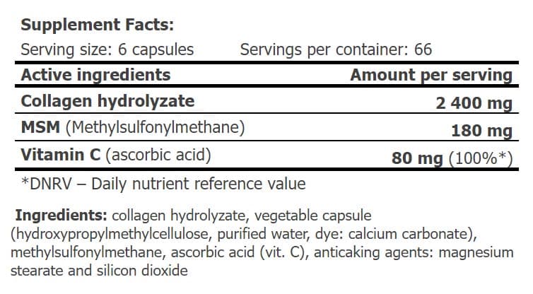 Amix - Osteo Gelatin - 400 kapsler