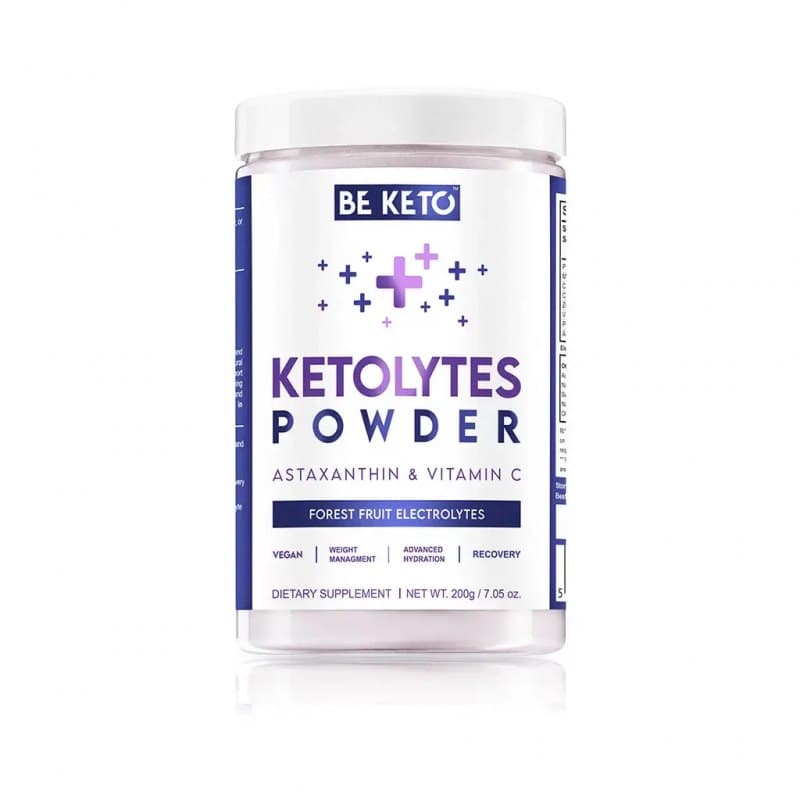 BeKeto - Ketolytes Powder - 200g – BeKeto förpackning