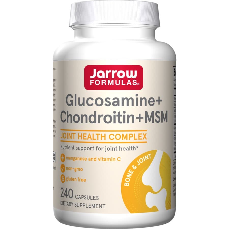 Jarrow Formulas - Glucosamine + Chondroitin + MSM – Jarrow Formulas förpackning