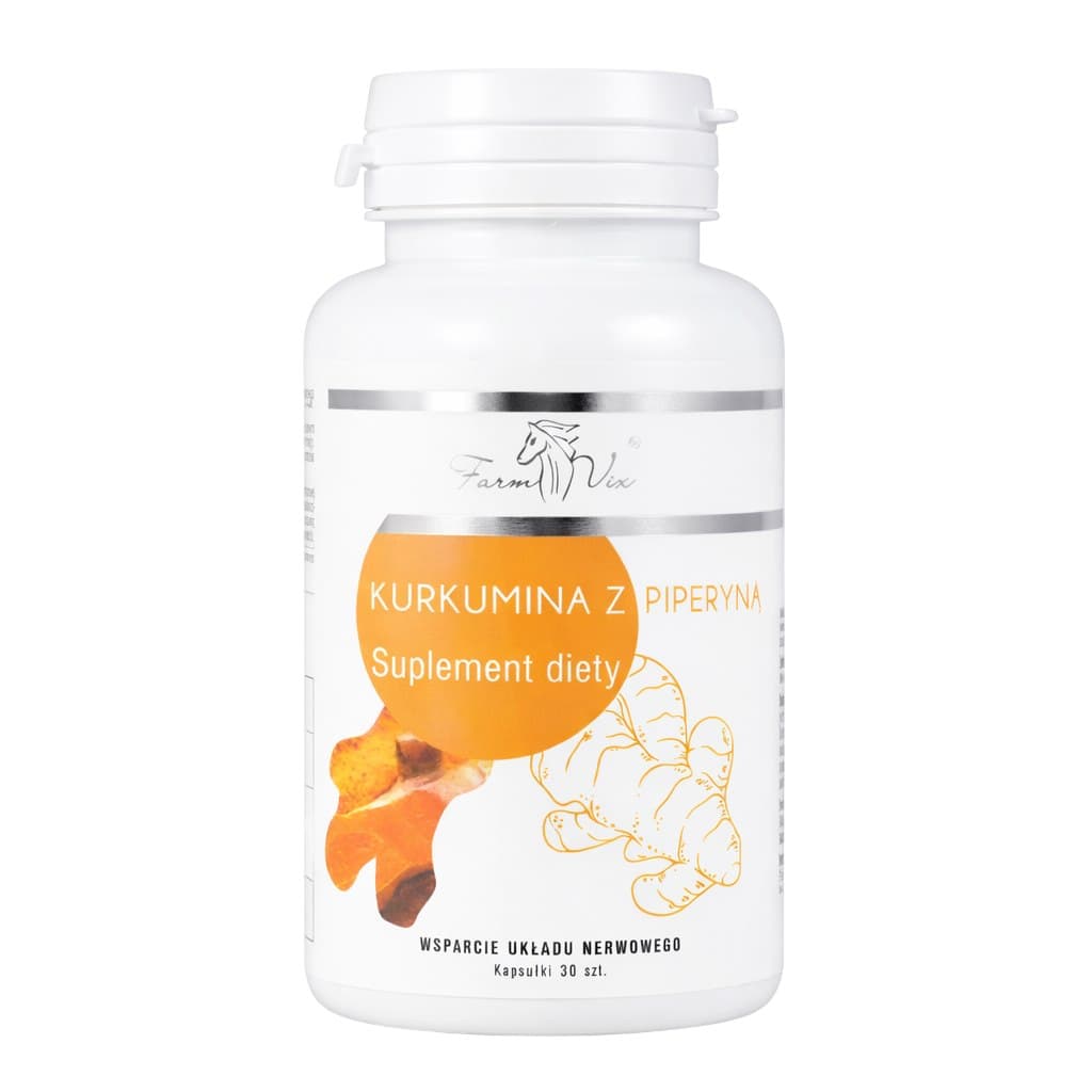 Farm Vix - Curcumin With Piperine - 30 Caps